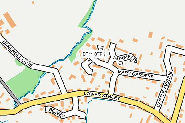 DT11 0TP map - OS OpenMap – Local (Ordnance Survey)