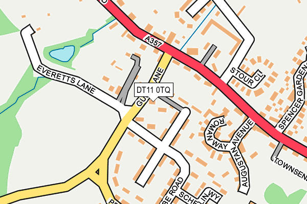 DT11 0TQ map - OS OpenMap – Local (Ordnance Survey)