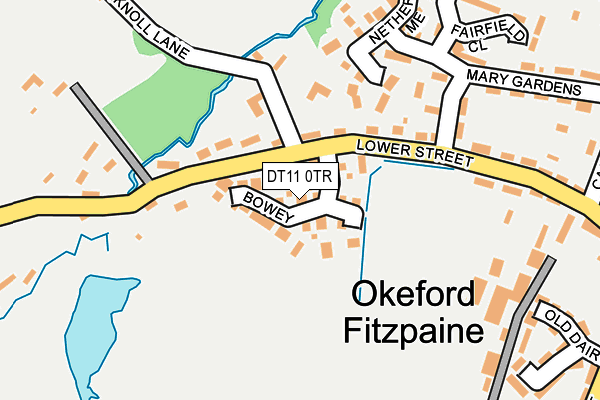 DT11 0TR map - OS OpenMap – Local (Ordnance Survey)