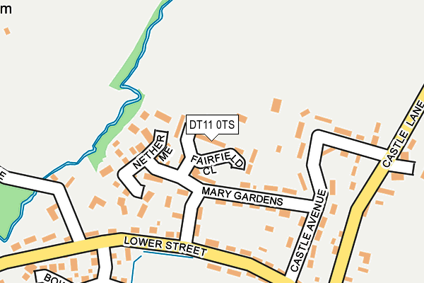 DT11 0TS map - OS OpenMap – Local (Ordnance Survey)