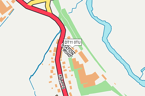 DT11 0TU map - OS OpenMap – Local (Ordnance Survey)