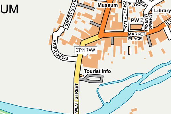 Map of DT11 TRADING LTD at local scale