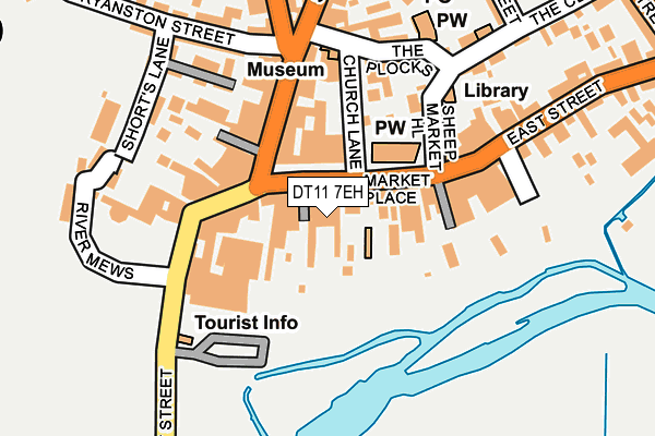 DT11 7EH map - OS OpenMap – Local (Ordnance Survey)