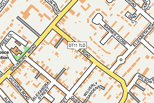 DT11 7LD map - OS OpenMap – Local (Ordnance Survey)