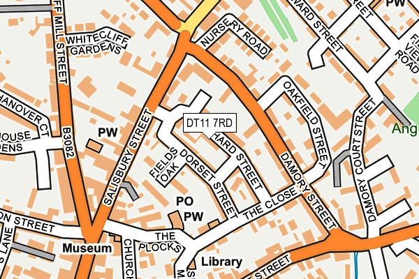 DT11 7RD map - OS OpenMap – Local (Ordnance Survey)