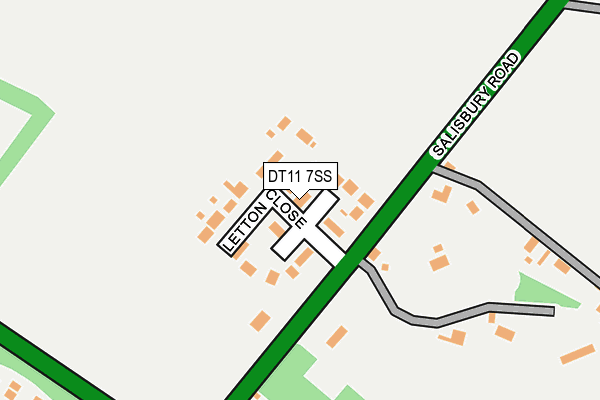 Map of PRIME CABS BLANDFORD LTD at local scale