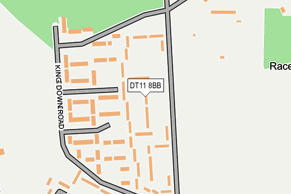 DT11 8BB map - OS OpenMap – Local (Ordnance Survey)