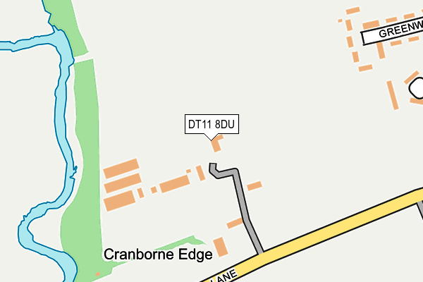 DT11 8DU map - OS OpenMap – Local (Ordnance Survey)