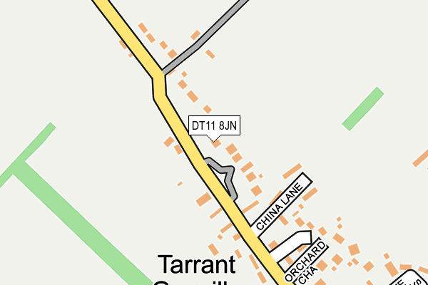 DT11 8JN map - OS OpenMap – Local (Ordnance Survey)