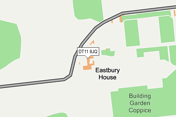 DT11 8JQ map - OS OpenMap – Local (Ordnance Survey)