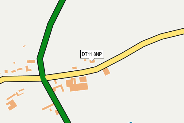 DT11 8NP map - OS OpenMap – Local (Ordnance Survey)