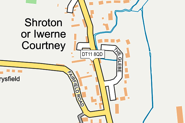 DT11 8QD map - OS OpenMap – Local (Ordnance Survey)