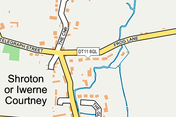 DT11 8QL map - OS OpenMap – Local (Ordnance Survey)