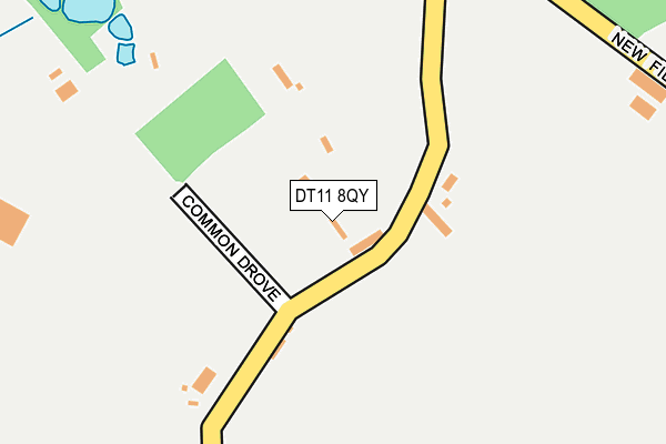 DT11 8QY map - OS OpenMap – Local (Ordnance Survey)