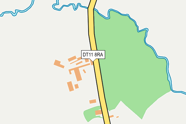 DT11 8RA map - OS OpenMap – Local (Ordnance Survey)