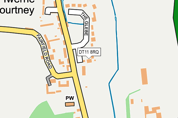 DT11 8RQ map - OS OpenMap – Local (Ordnance Survey)