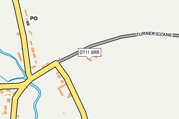 DT11 8RR map - OS OpenMap – Local (Ordnance Survey)