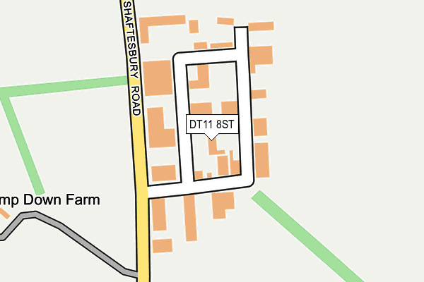 Map of GUTTRIDGE (DORSET) LTD at local scale
