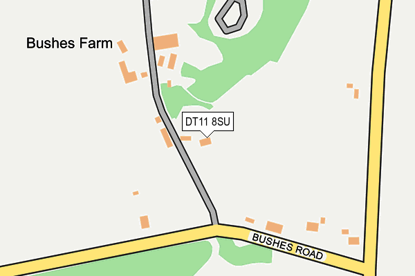 DT11 8SU map - OS OpenMap – Local (Ordnance Survey)