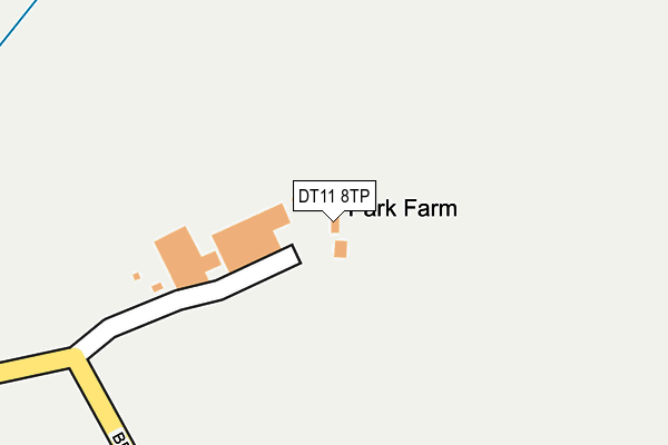 DT11 8TP map - OS OpenMap – Local (Ordnance Survey)