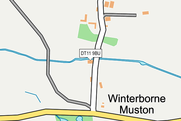 DT11 9BU map - OS OpenMap – Local (Ordnance Survey)