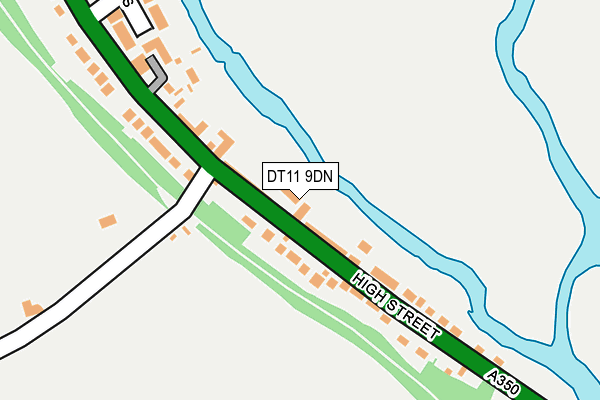 DT11 9DN map - OS OpenMap – Local (Ordnance Survey)