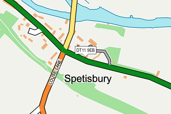 DT11 9EB map - OS OpenMap – Local (Ordnance Survey)