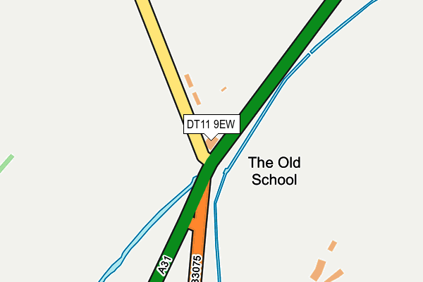 DT11 9EW map - OS OpenMap – Local (Ordnance Survey)