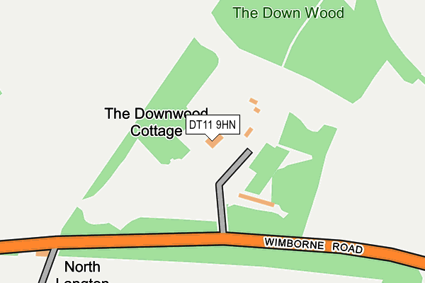 Map of DOWNWOOD HOLIDAYS LTD at local scale