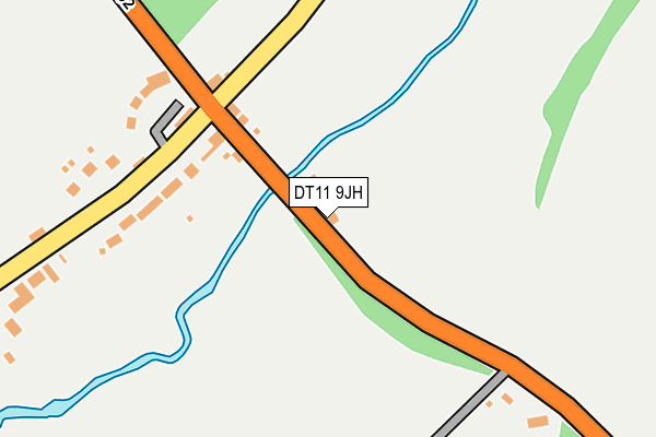 DT11 9JH map - OS OpenMap – Local (Ordnance Survey)
