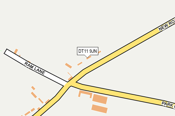 DT11 9JN map - OS OpenMap – Local (Ordnance Survey)