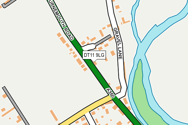 DT11 9LG map - OS OpenMap – Local (Ordnance Survey)