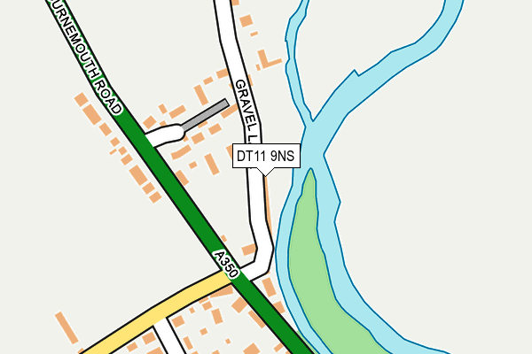 DT11 9NS map - OS OpenMap – Local (Ordnance Survey)