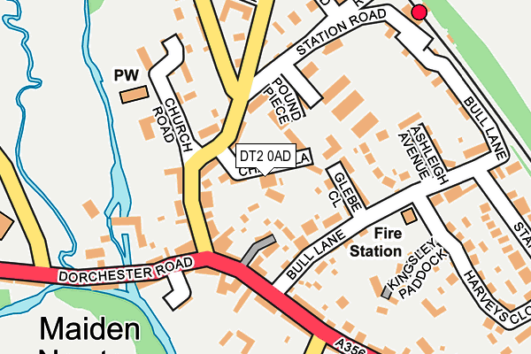 DT2 0AD map - OS OpenMap – Local (Ordnance Survey)