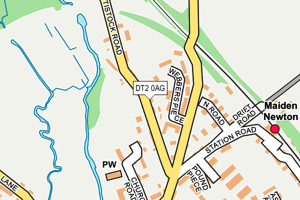 DT2 0AG map - OS OpenMap – Local (Ordnance Survey)