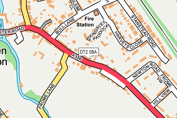 DT2 0BA map - OS OpenMap – Local (Ordnance Survey)