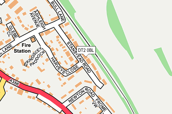 DT2 0BL map - OS OpenMap – Local (Ordnance Survey)