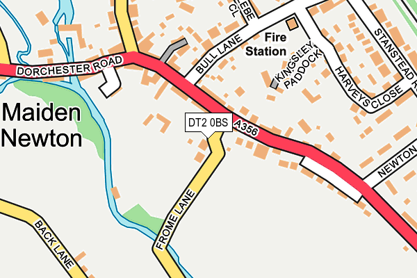 DT2 0BS map - OS OpenMap – Local (Ordnance Survey)