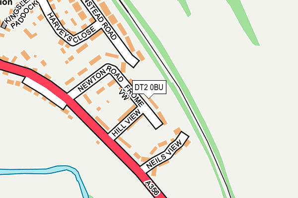 DT2 0BU map - OS OpenMap – Local (Ordnance Survey)