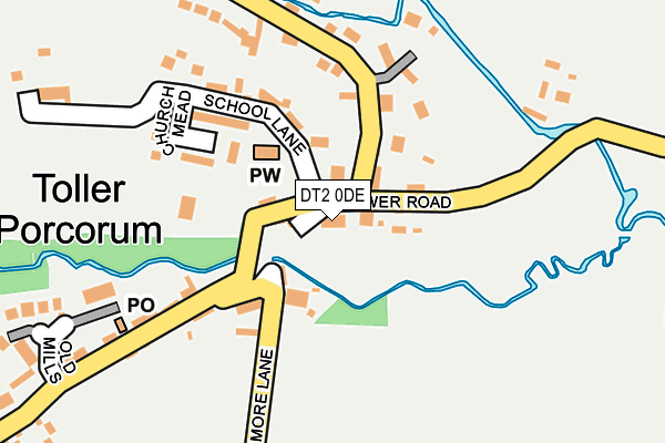 DT2 0DE map - OS OpenMap – Local (Ordnance Survey)