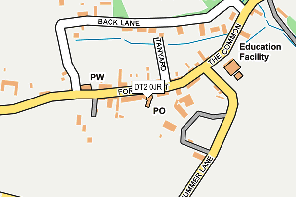 DT2 0JR map - OS OpenMap – Local (Ordnance Survey)