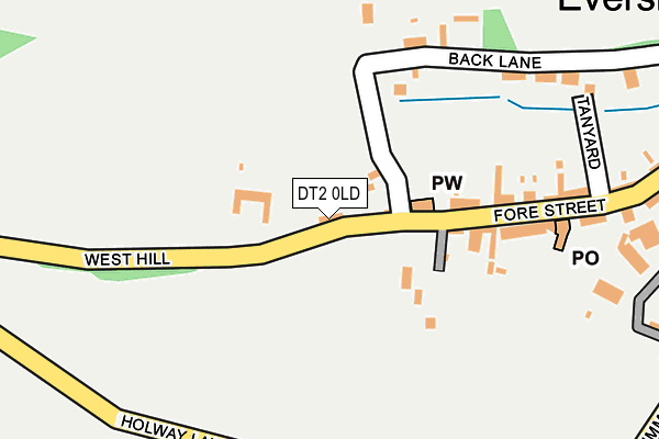 DT2 0LD map - OS OpenMap – Local (Ordnance Survey)