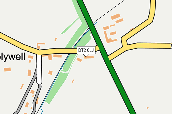 DT2 0LJ map - OS OpenMap – Local (Ordnance Survey)