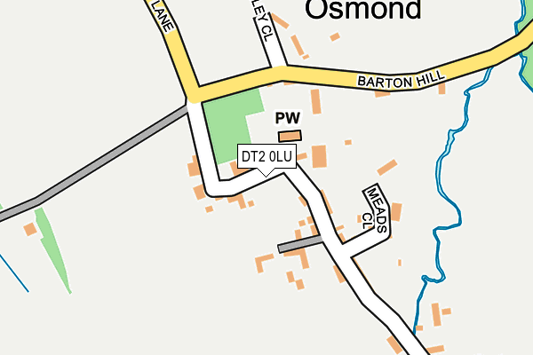 DT2 0LU map - OS OpenMap – Local (Ordnance Survey)
