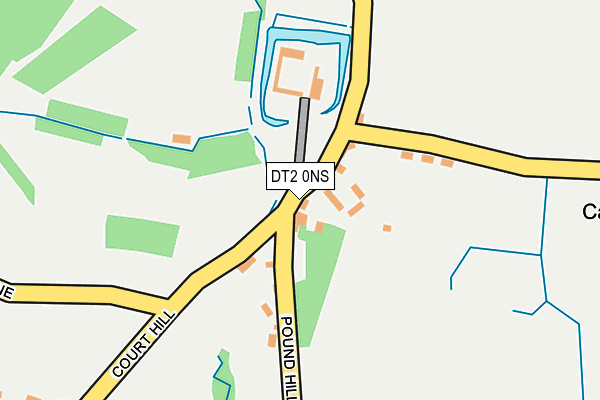 DT2 0NS map - OS OpenMap – Local (Ordnance Survey)