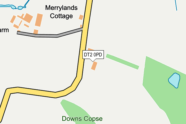 DT2 0PD map - OS OpenMap – Local (Ordnance Survey)