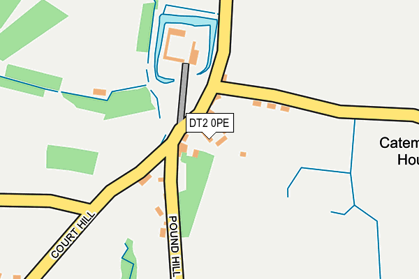 DT2 0PE map - OS OpenMap – Local (Ordnance Survey)