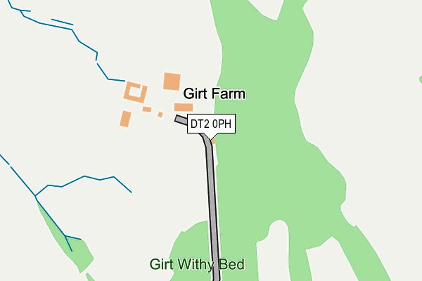 DT2 0PH map - OS OpenMap – Local (Ordnance Survey)