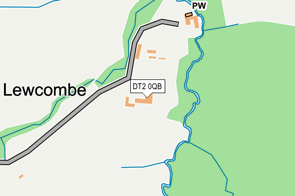 DT2 0QB map - OS OpenMap – Local (Ordnance Survey)