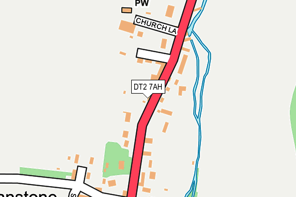 DT2 7AH map - OS OpenMap – Local (Ordnance Survey)